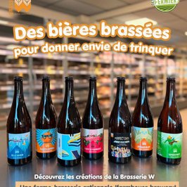 Les bières de la Brasserie W