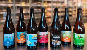 Bouteilles de bière de la Brasserie W