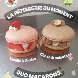 La pâtisserie du moment, duo de macarons